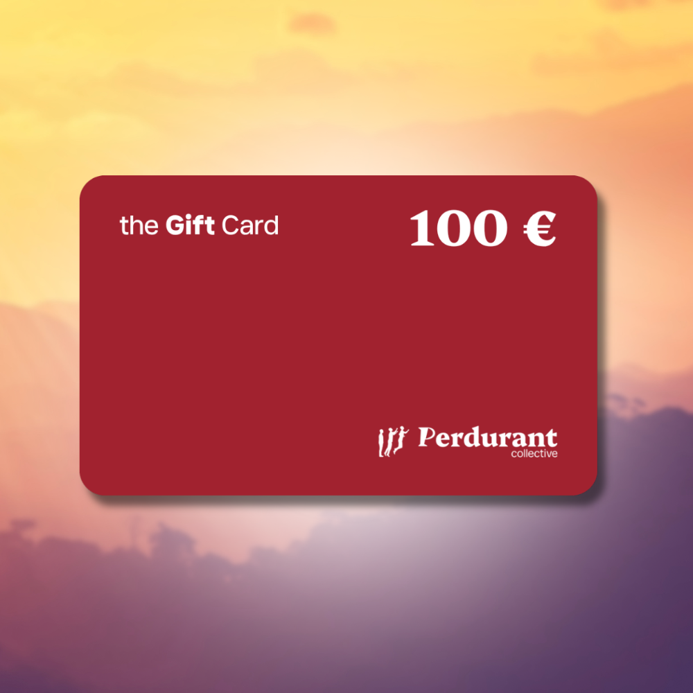la carte-cadeau Perdurant Collective de 100 €