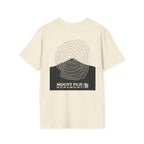 Mount Fuji Topographic T-Shirt - Light Unisex Mountain Relief Tee