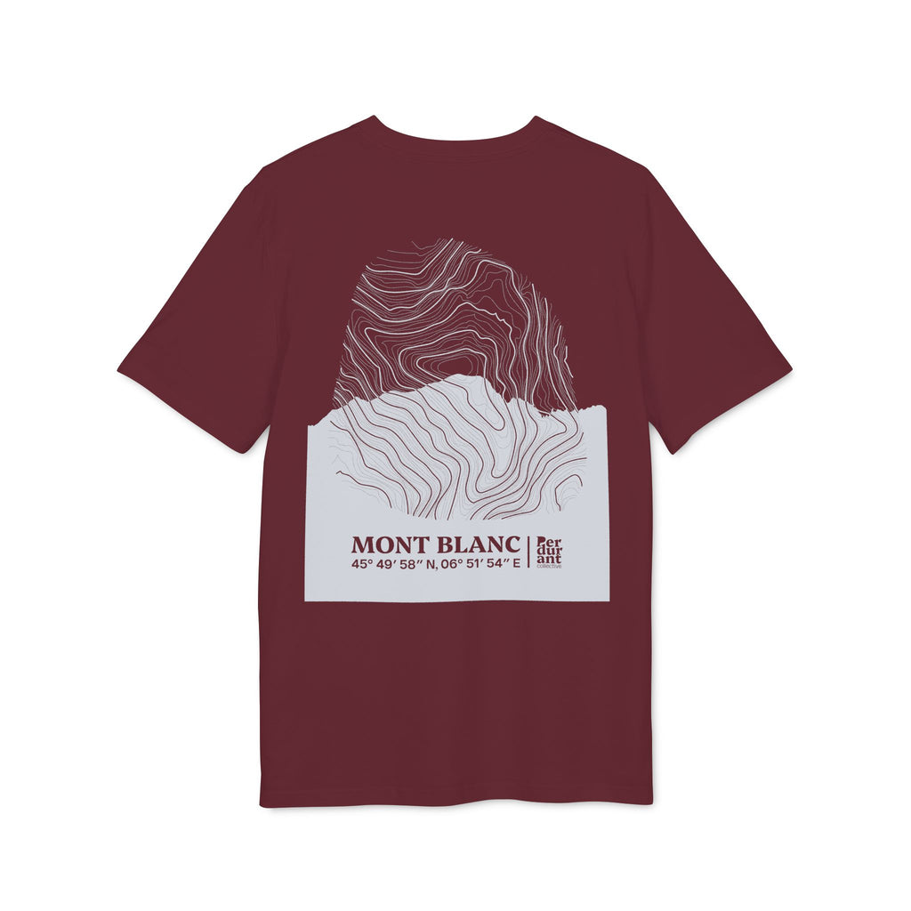 Mont Blanc Relief - the Classic Dark Unisex T-Shirt