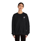 Perdurant Collective Logo Sweatshirt - Dark Minimal Unisex Graphic Crewneck