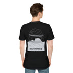 Half Dome Topographic T-Shirt - Dark Unisex Mountain Relief Tee