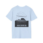 Half Dome Topographic T-Shirt - Light Unisex Mountain Relief Tee