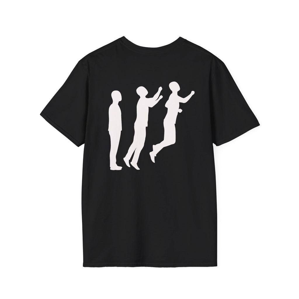 Perdurant Collective Reversed Logo T-Shirt - Dark Minimal Unisex Graphic Tee