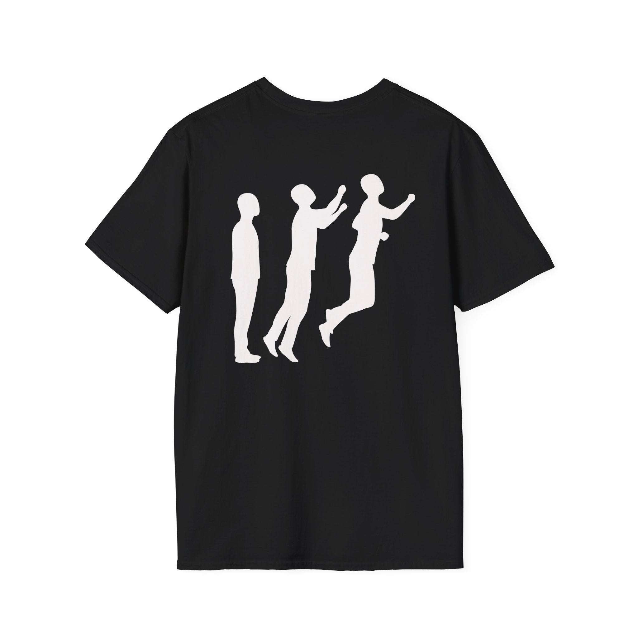 Perdurant Collective Reversed Logo T-Shirt - Dark Minimal Unisex Graphic Tee