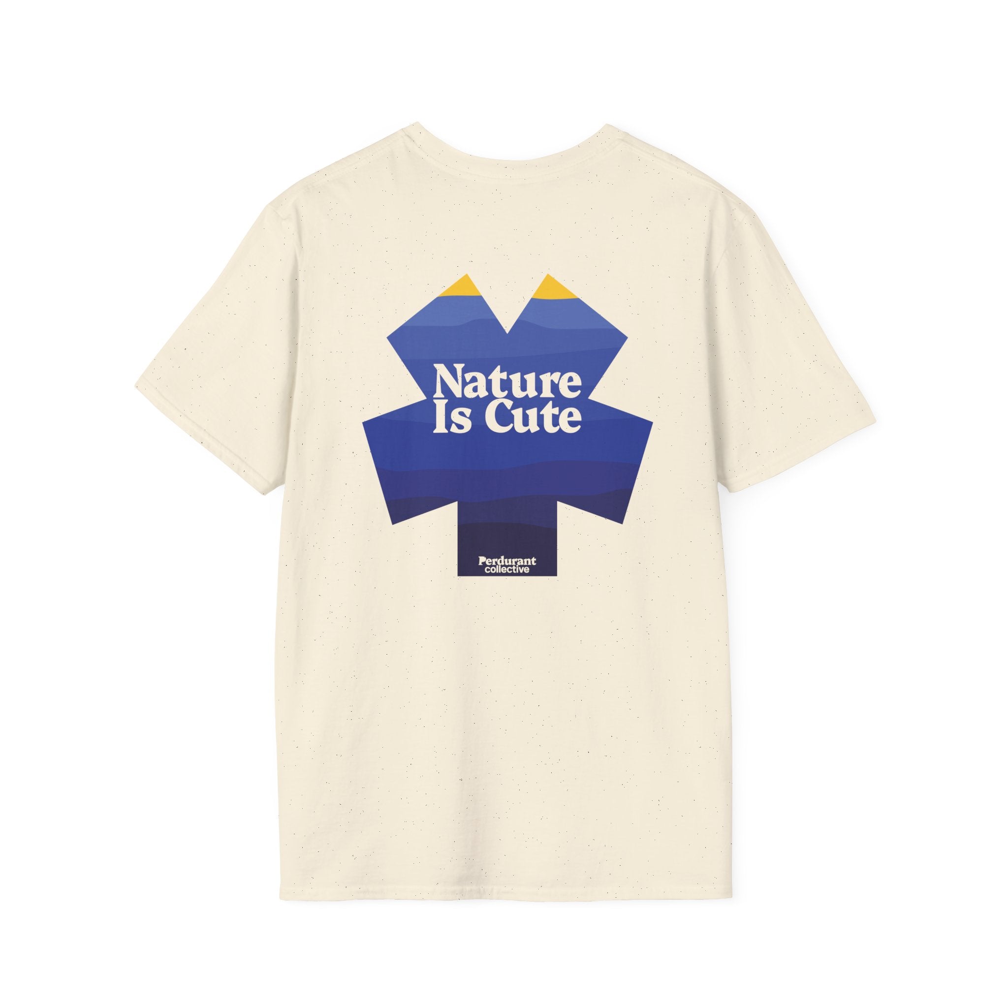 Perdurant Collective Nature Is Cute Hiking T-Shirt - Unisex Cotton Outdoors Tee