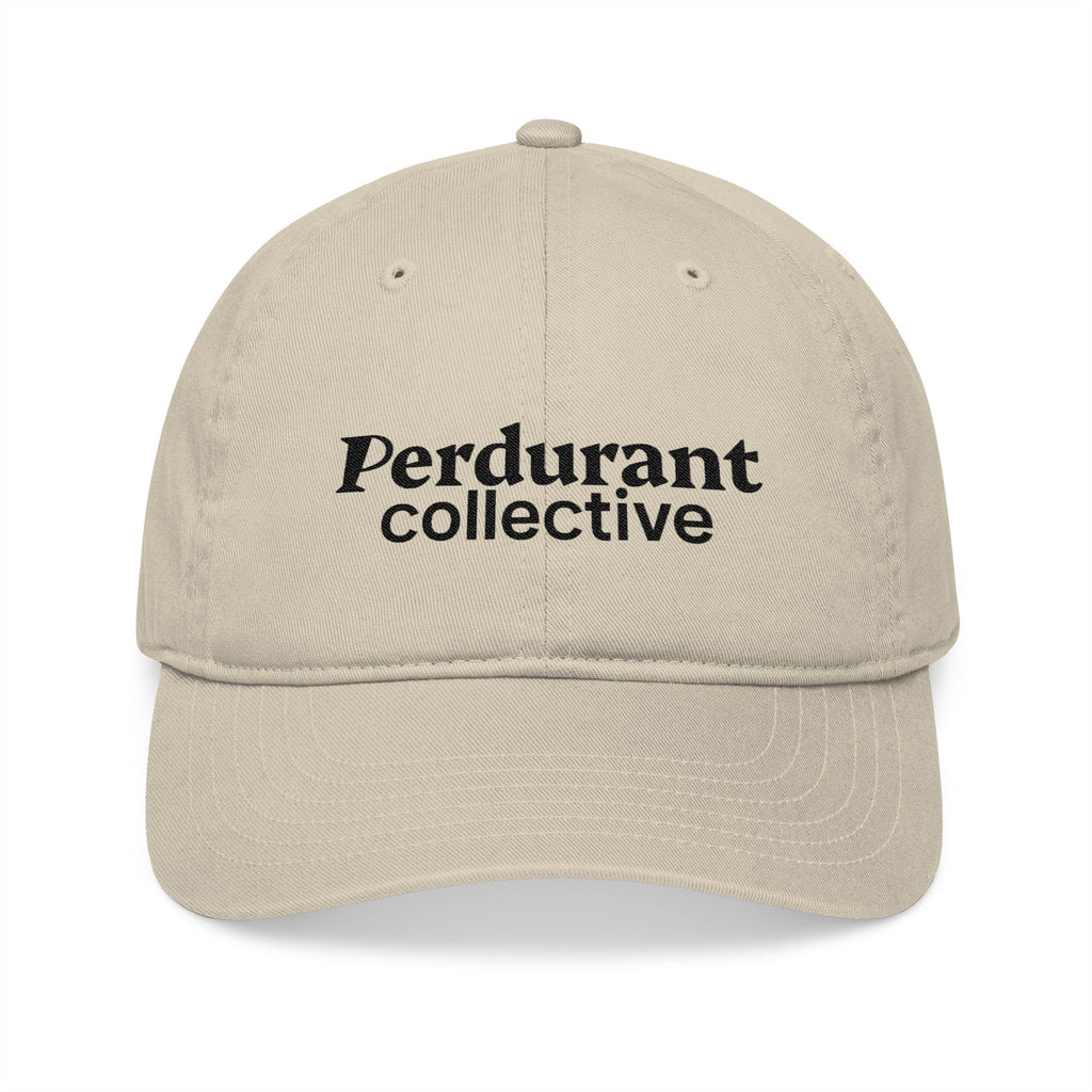 Perdurant Collective Logo Cap - Light Minimal Embroidered Hat