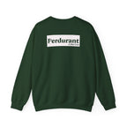 Perdurant Collective Logo Sweatshirt - Dark Minimal Unisex Graphic Crewneck