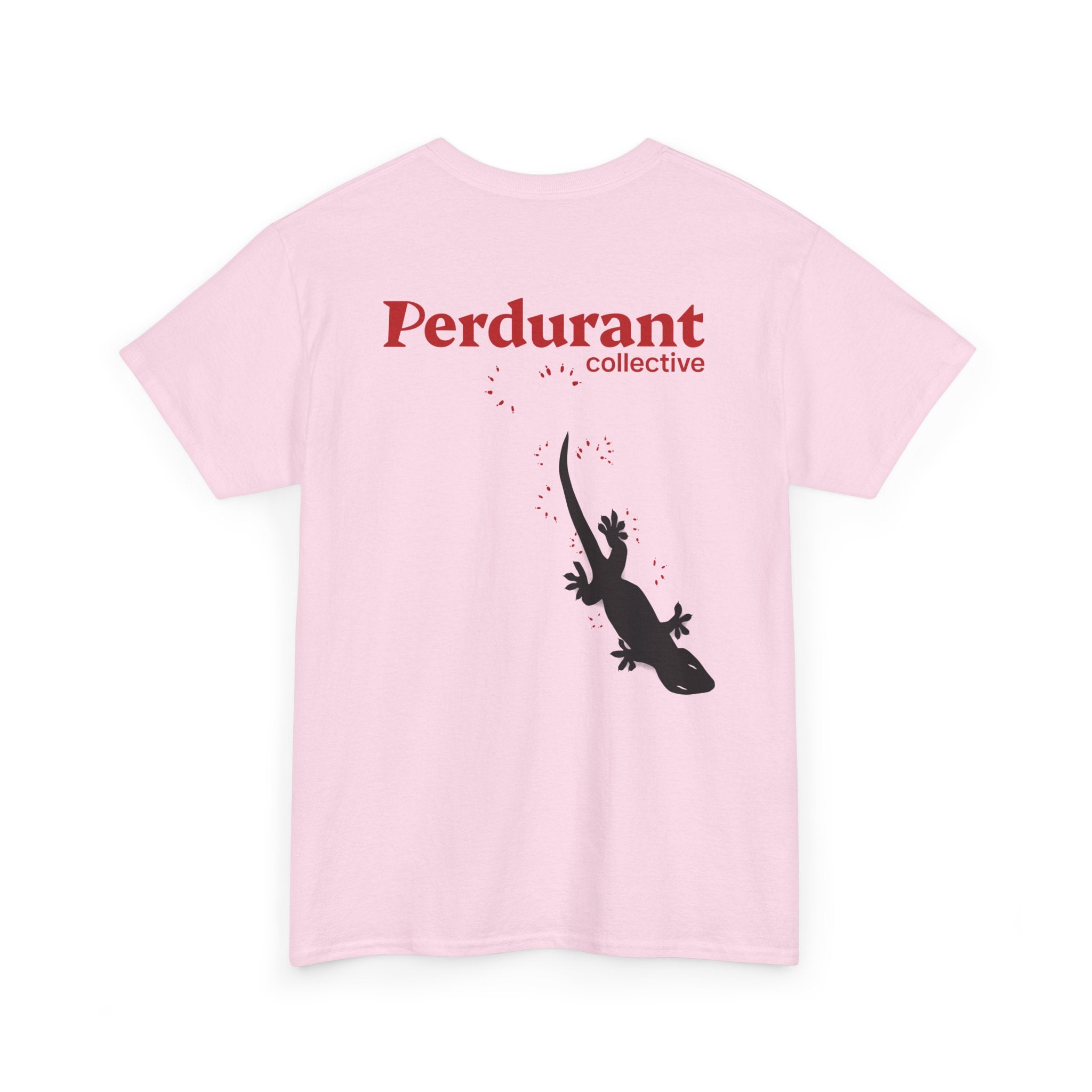 Perdurant Collective Footprint T-Shirt - Light Minimal Unisex Graphic Tee