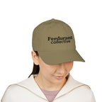 Perdurant Collective Logo Cap - Khaki Jungle Minimal Embroidered Hat