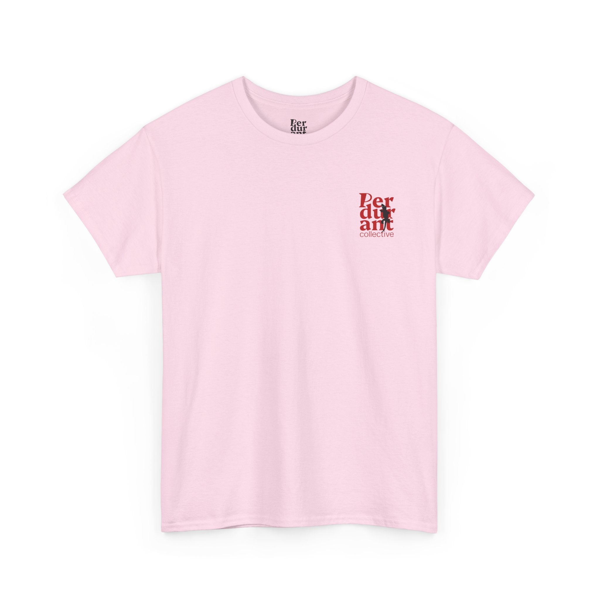 Perdurant Collective Footprint T-Shirt - Light Minimal Unisex Graphic Tee