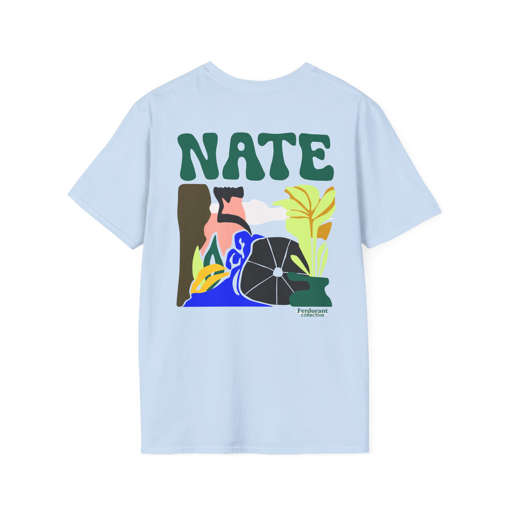 Nate Explores x Perdurant Collective T-Shirt - Unisex Flowers & Nature Graphic Tee