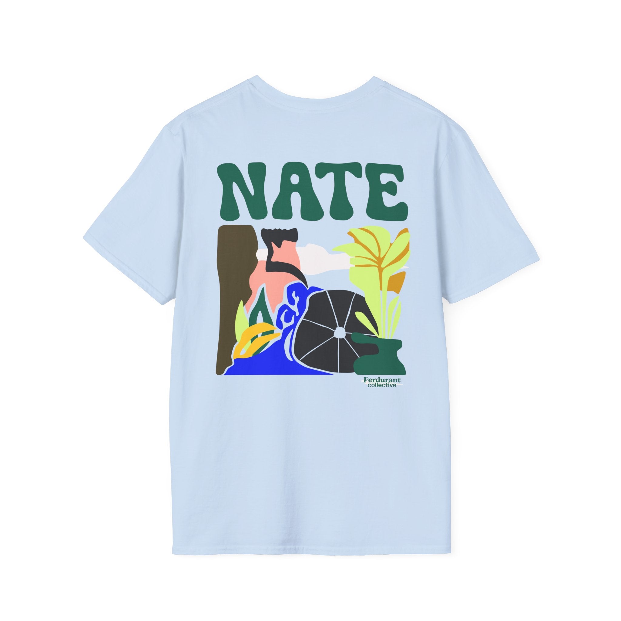 Nate Explores x Perdurant Collective T-Shirt - Unisex Flowers & Nature Graphic Tee