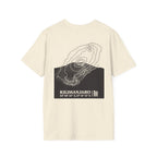 Kilimanjaro Topographic T-Shirt - Light Unisex Mountain Relief Tee