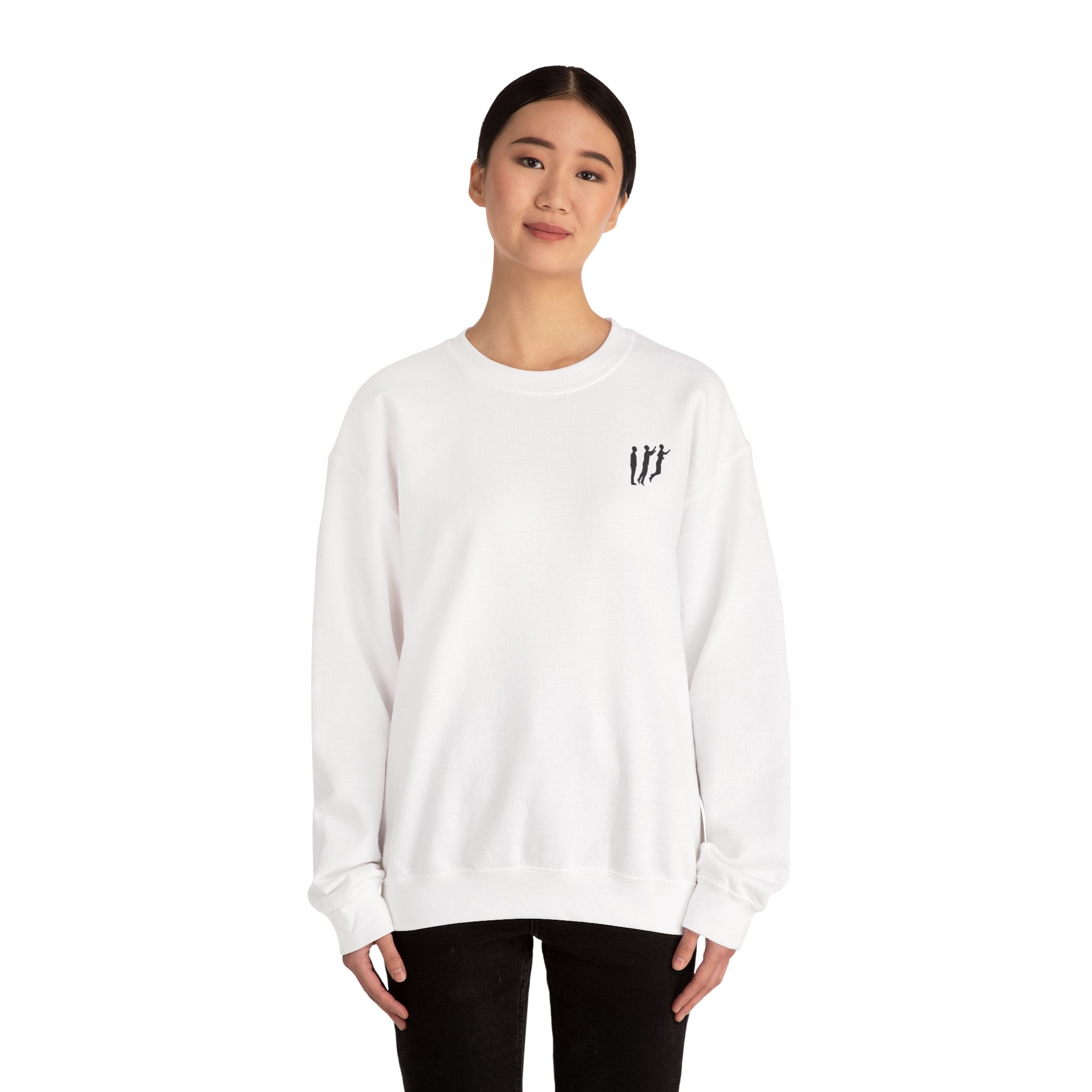 Perdurant Collective Logo Sweatshirt - Light Minimal Unisex Graphic Crewneck