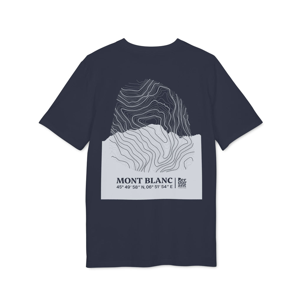 Mont Blanc Relief - the Classic Dark Unisex T-Shirt