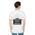 Mount Fuji Topographic T-Shirt - Light Unisex Mountain Relief Tee