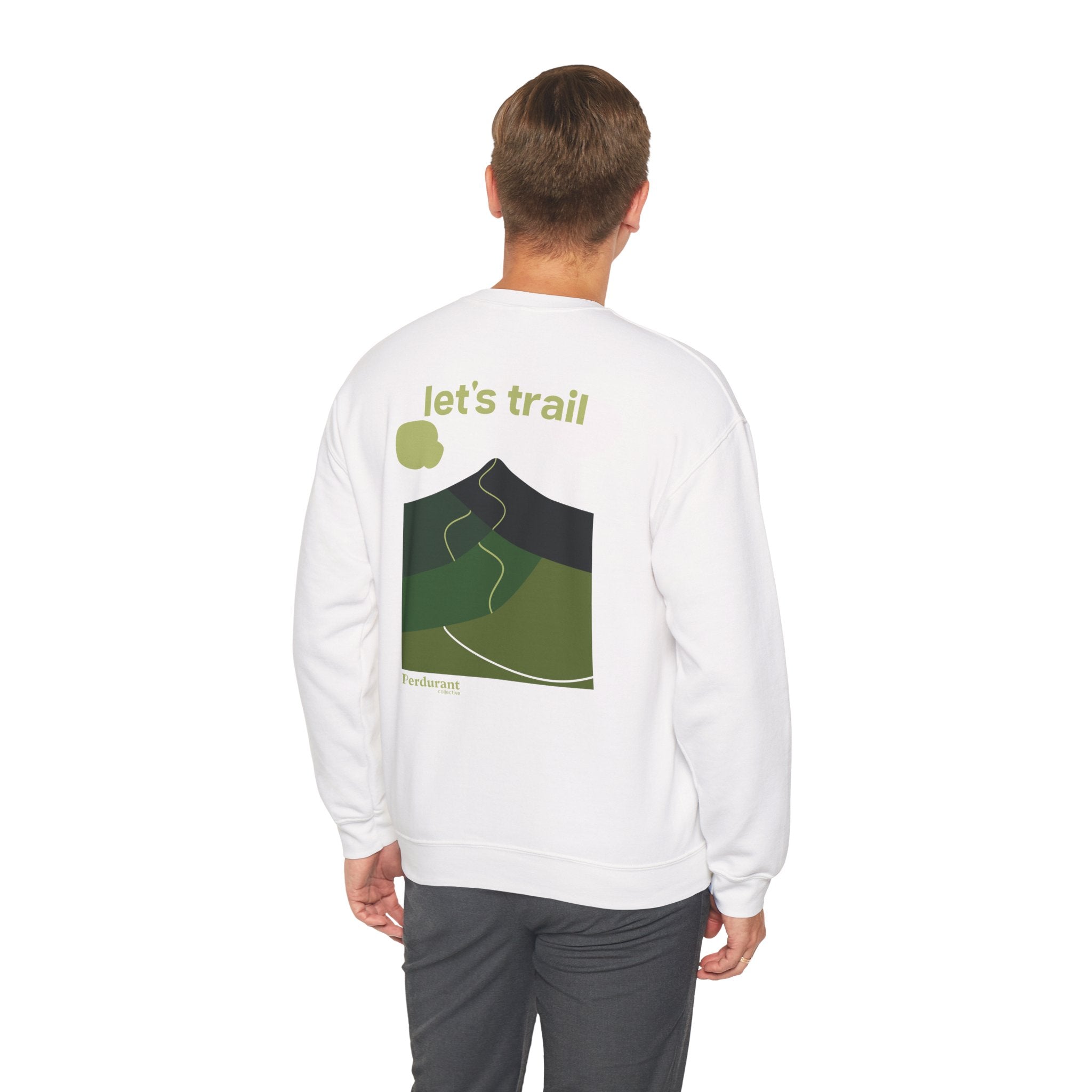 Perdurant Collective Let's Trail Sweatshirt - Dark Adventure Running & Hiking Crewneck
