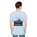 Half Dome Topographic T-Shirt - Light Unisex Mountain Relief Tee
