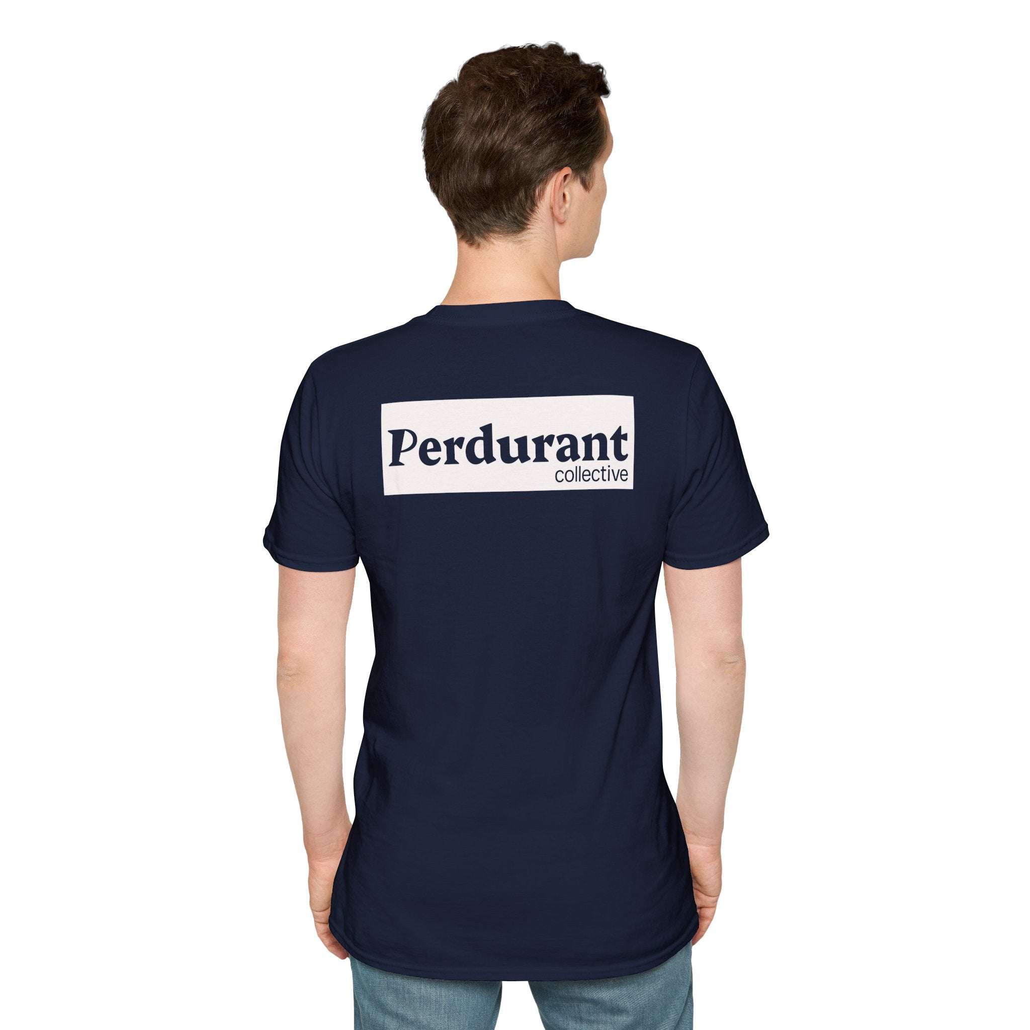 Perdurant Collective Logo T-Shirt - Dark Minimal Unisex Graphic Tee