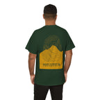 Mount Everest Topographic T-Shirt - Yellow Unisex Mountain Relief Special Tee