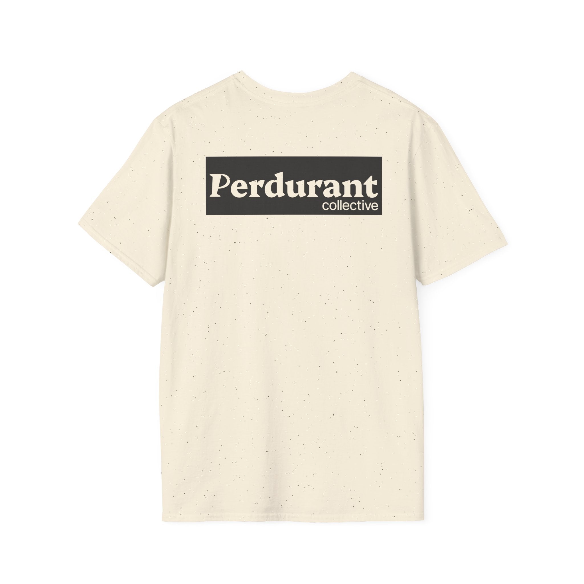 Perdurant Collective Logo T-Shirt - Light Minimal Unisex Graphic Tee