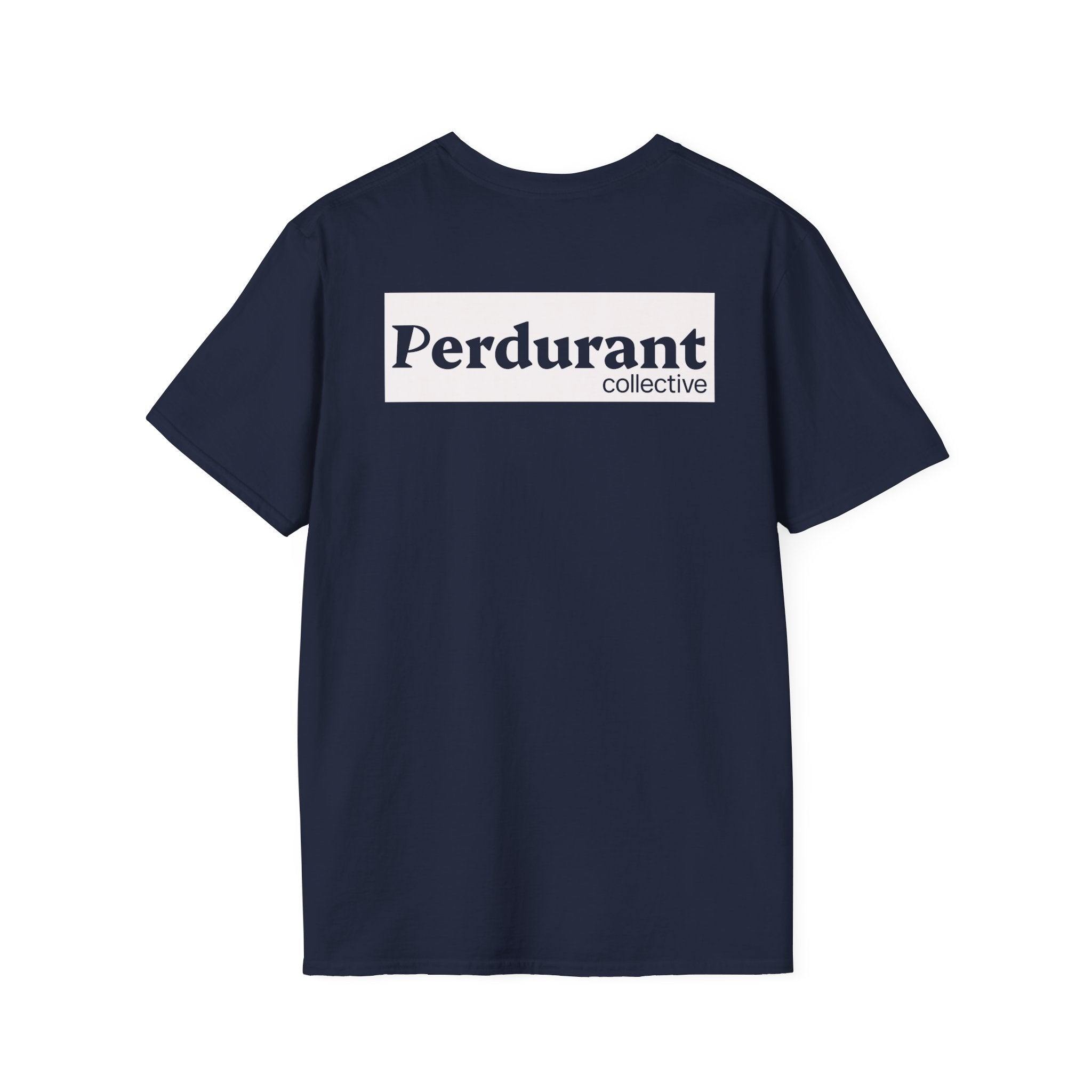 Perdurant Collective Logo T-Shirt - Dark Minimal Unisex Graphic Tee