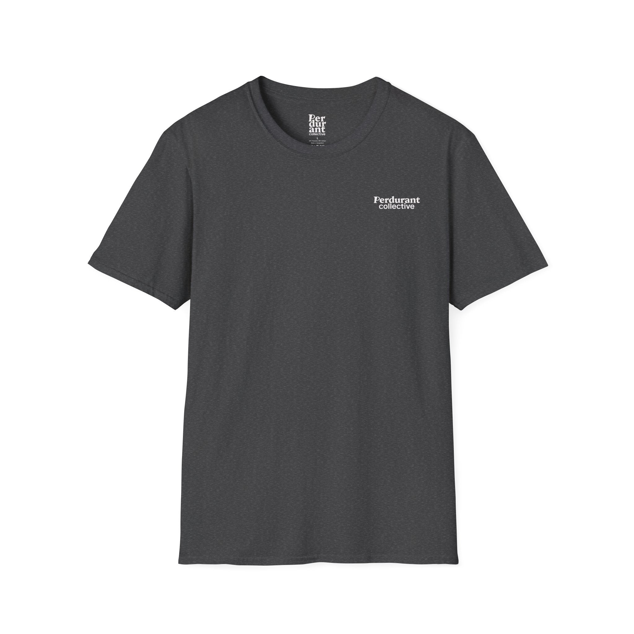 Perdurant Collective Running Statistics T-Shirt - Dark Unisex Graphic Marathon Tee