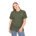 Cotopaxi Topographic T-Shirt - Yellow Unisex Mountain Relief Special Tee