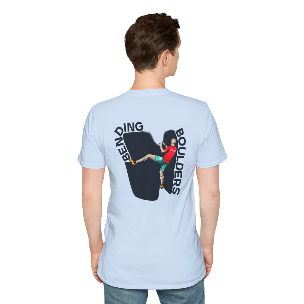 Perdurant Collective Bending Boulders T‑Shirt - Climbing & Bouldering Graphic Tee
