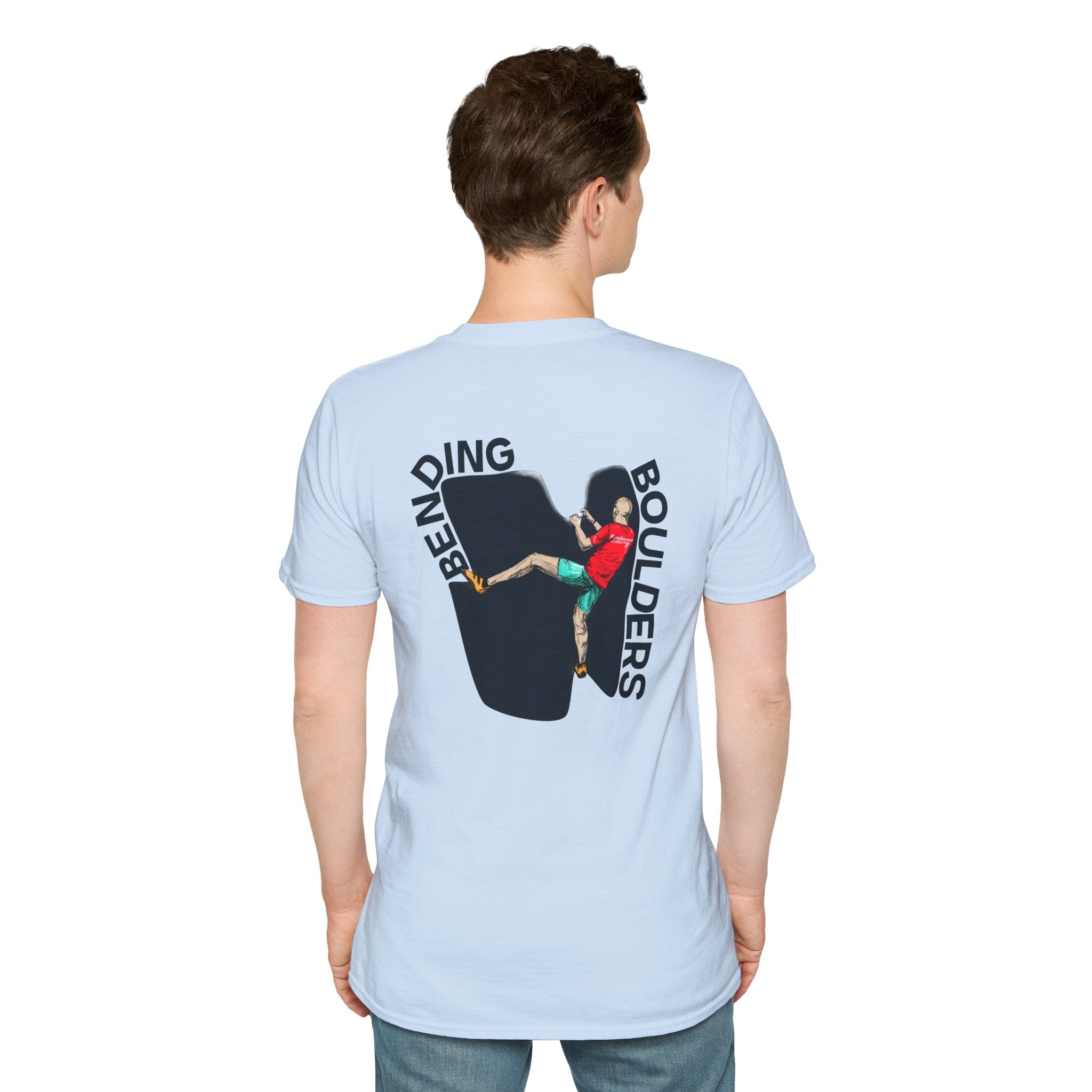 Perdurant Collective Bending Boulders T‑Shirt - Climbing & Bouldering Graphic Tee
