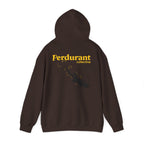 Perdurant Collective Footprint Hoodie - Dark Minimal Unisex Graphic Hoodie