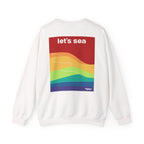 Perdurant Collective Let's Sea Trail Sweatshirt - Graphic Summer Adventure Crewneck
