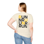 Perdurant Collective RUN RUN RUN T-Shirt - Light Unisex Graphic Running Tee