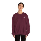 Perdurant Collective Logo Sweatshirt - Dark Minimal Unisex Graphic Crewneck