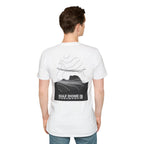 Half Dome Topographic T-Shirt - Light Unisex Mountain Relief Tee