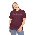 Perdurant Collective Outline Logo T-Shirt - Dark Minimal Unisex Graphic Tee