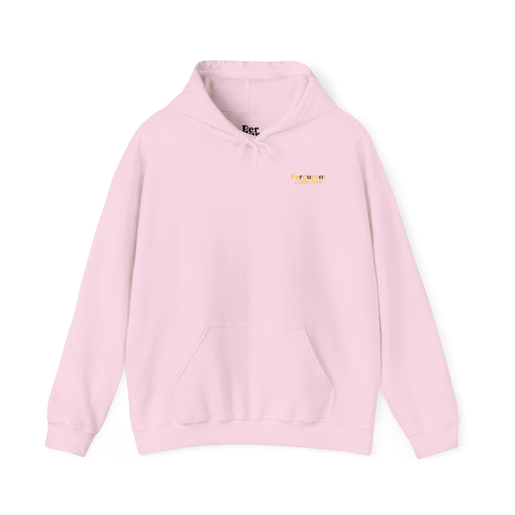 Perdurant Collective RUN RUN RUN Hoodie - Light Athletic Unisex Graphic Pullover for Runners