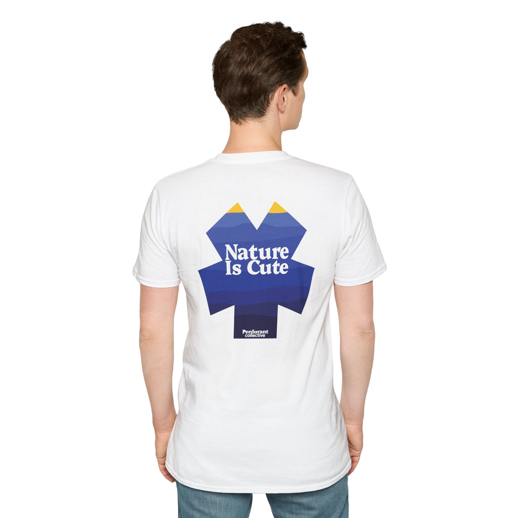 Perdurant Collective Nature Is Cute Hiking T-Shirt - Unisex Cotton Outdoors Tee