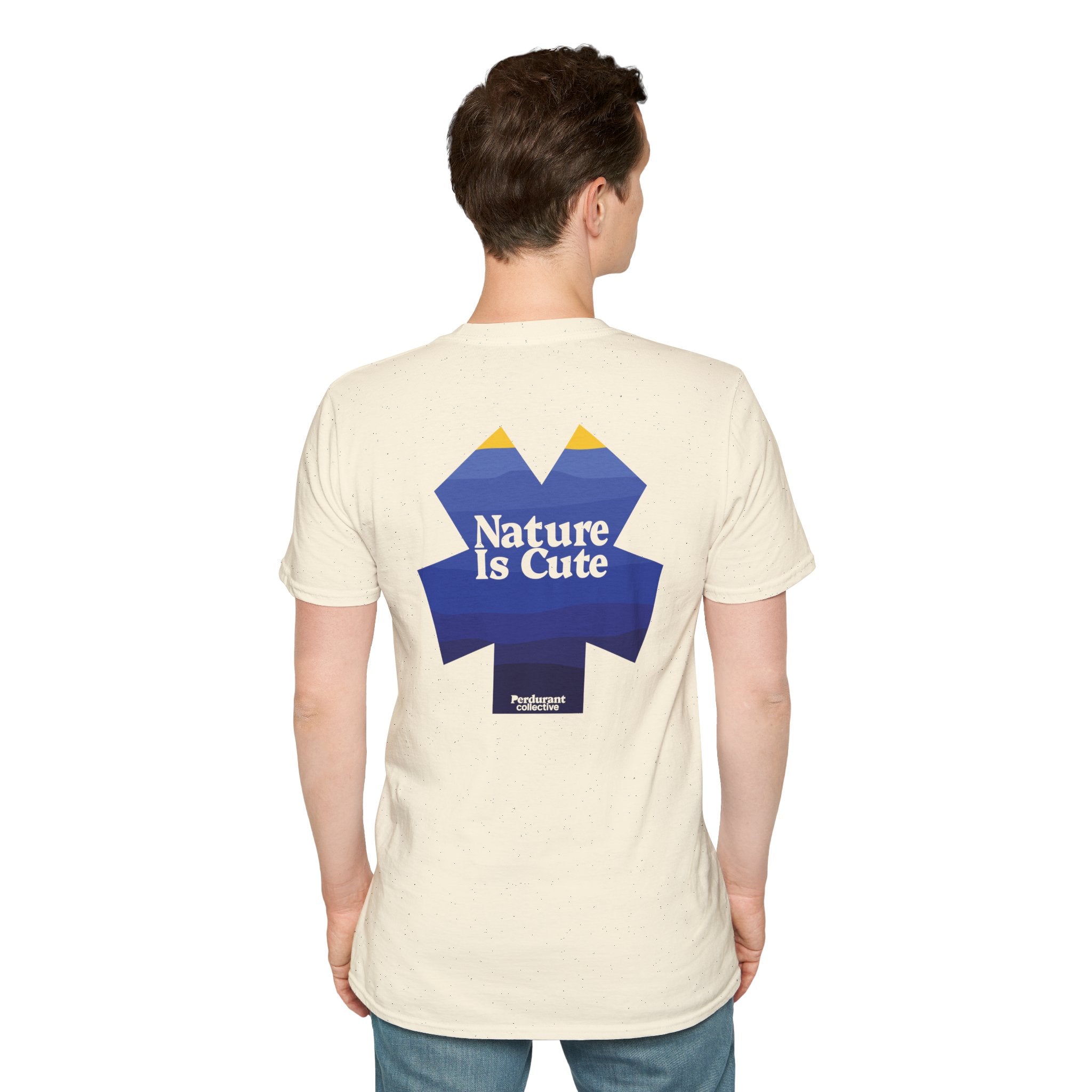 Perdurant Collective Nature Is Cute Hiking T-Shirt - Unisex Cotton Outdoors Tee