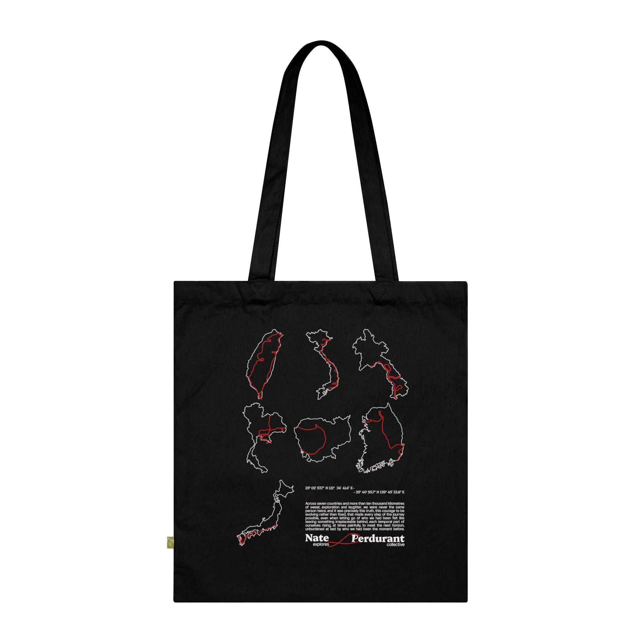 Nate Explores x Perdurant Collective Tote Bag - Unisex Lifestyle Graphic Tote