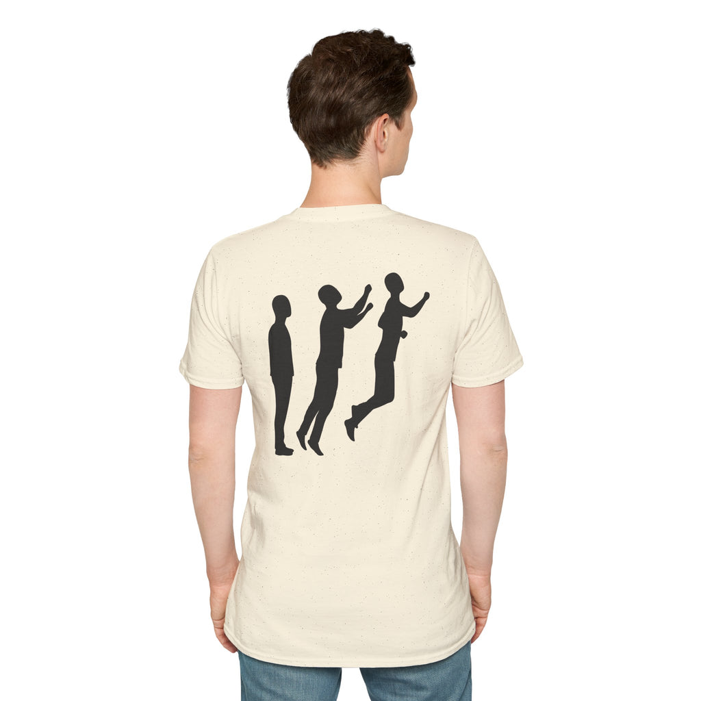Perdurant Collective Reversed Logo T-Shirt - Light Minimal Unisex Graphic Tee