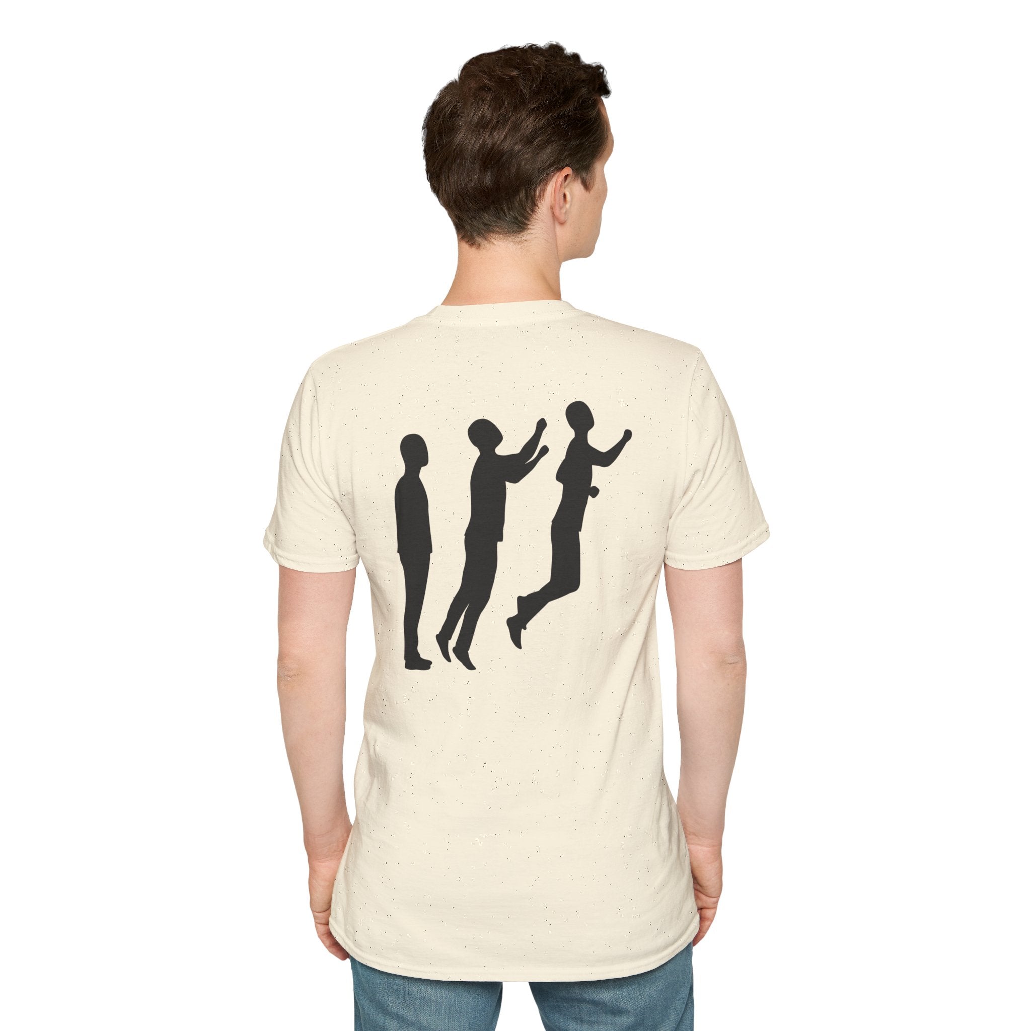 Perdurant Collective Reversed Logo T-Shirt - Light Minimal Unisex Graphic Tee