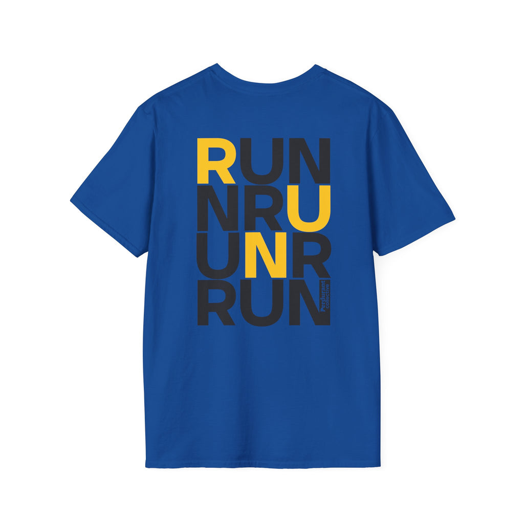 Perdurant Collective RUN RUN RUN T-Shirt - Light Unisex Graphic Running Tee