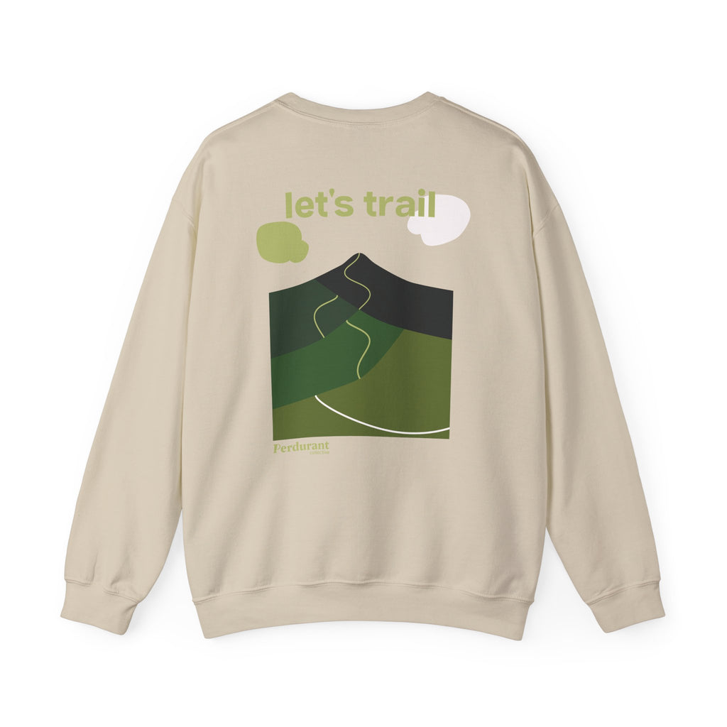 Perdurant Collective Let's Trail Sweatshirt - Dark Adventure Running & Hiking Crewneck