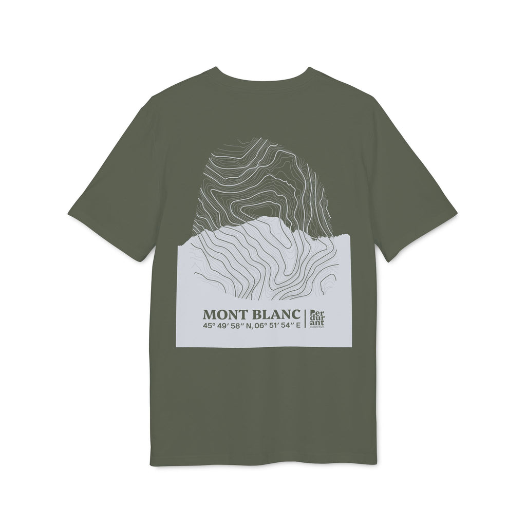 Mont Blanc Relief - the Classic Dark Unisex T-Shirt