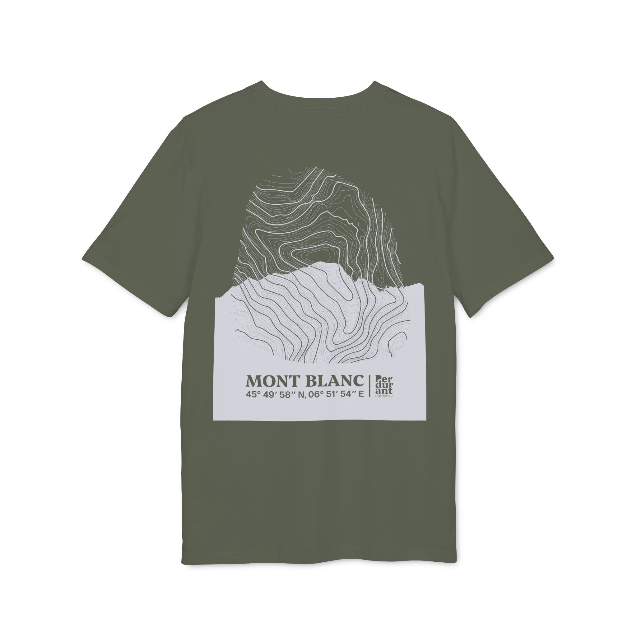 Mont Blanc Relief - the Classic Dark Unisex T-Shirt