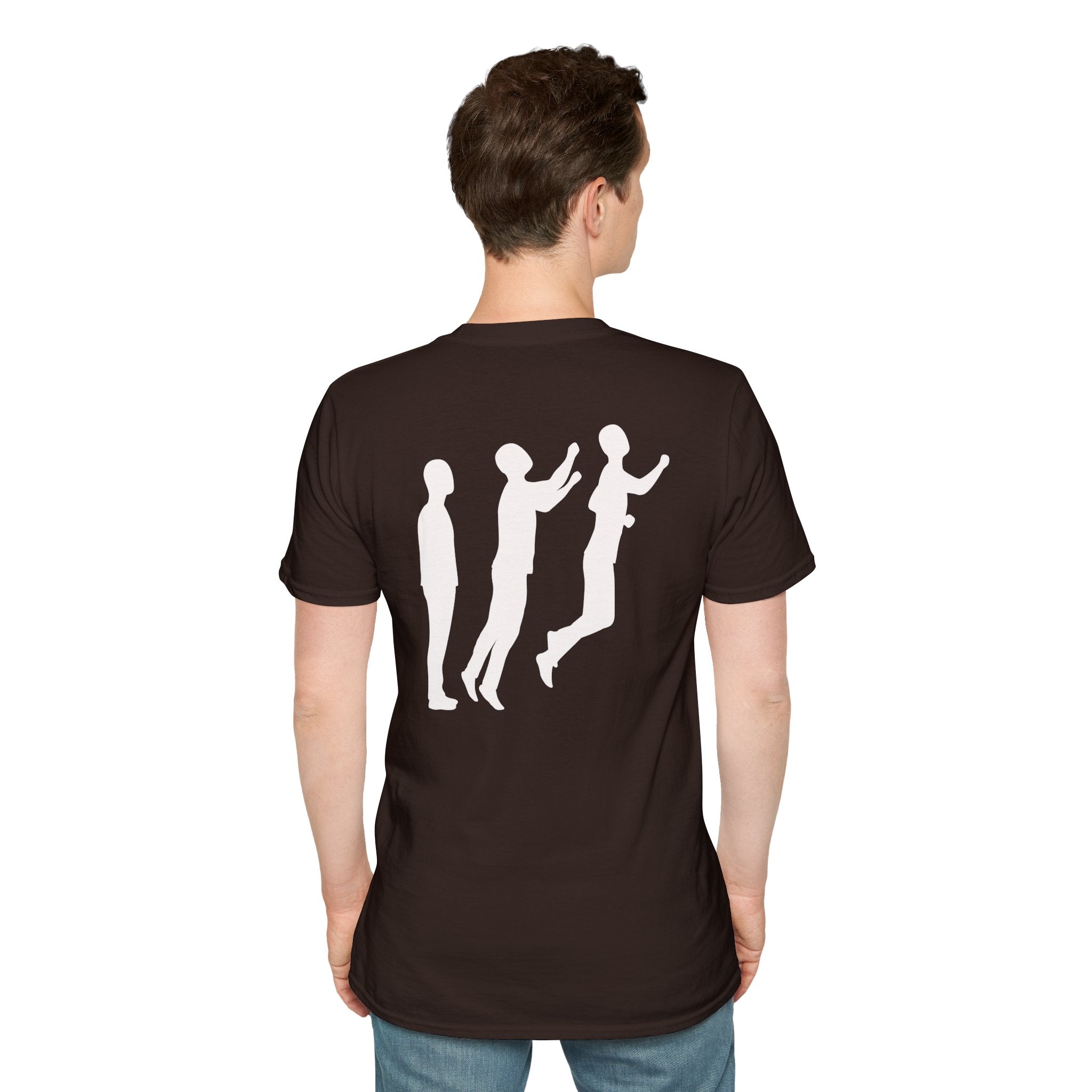 Perdurant Collective Reversed Logo T-Shirt - Dark Minimal Unisex Graphic Tee