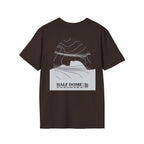 Half Dome Topographic T-Shirt - Dark Unisex Mountain Relief Tee