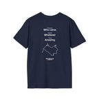 Perdurant Collective Running Statistics T-Shirt - Dark Unisex Graphic Marathon Tee