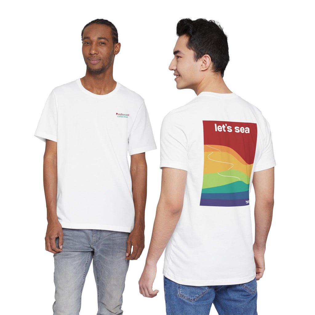 Perdurant Collective Let's Sea Trail T-Shirt - Light Graphic Summer Adventure Tee